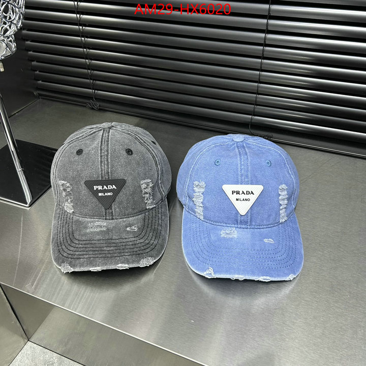 Cap (Hat)-Prada can you buy knockoff ID: HX6020 $: 29USD