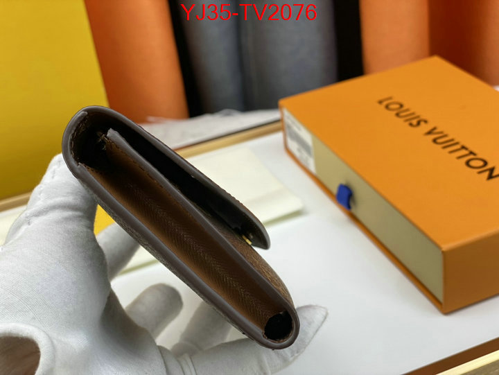 LV Bags(4A)-Wallet what is a counter quality ID: TV2076 $: 35USD,