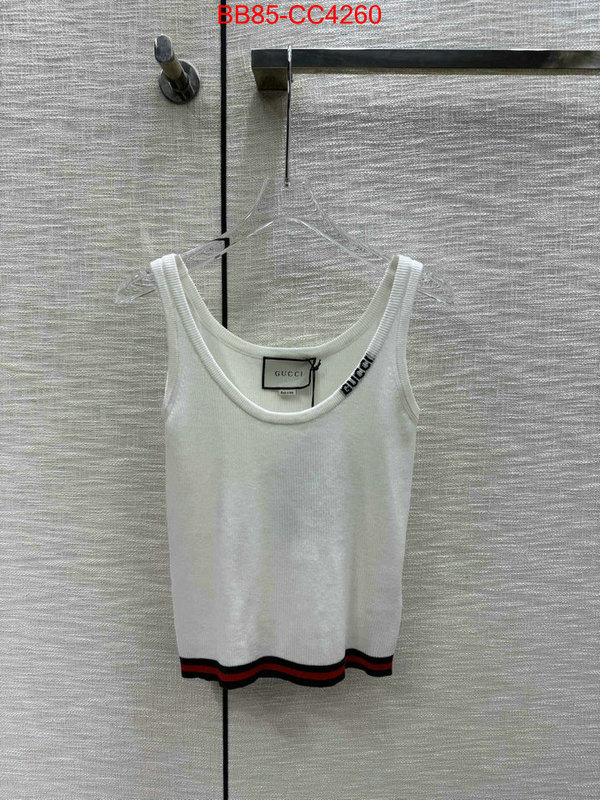 Clothing-Gucci what 1:1 replica ID: CC4260 $: 85USD