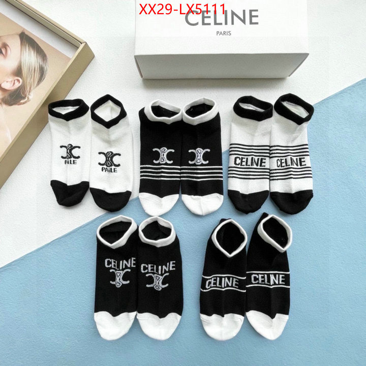 Sock-CELINE where to buy replicas ID: LX5111 $: 29USD