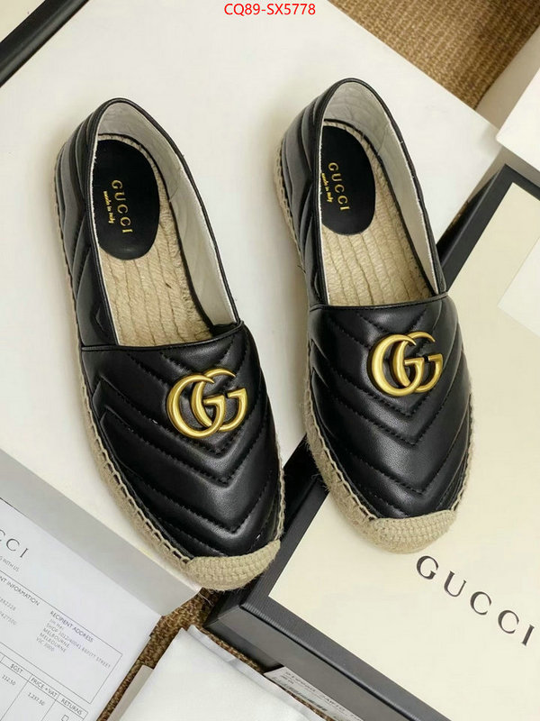 Women Shoes-Gucci cheap online best designer ID: SX5778 $: 89USD