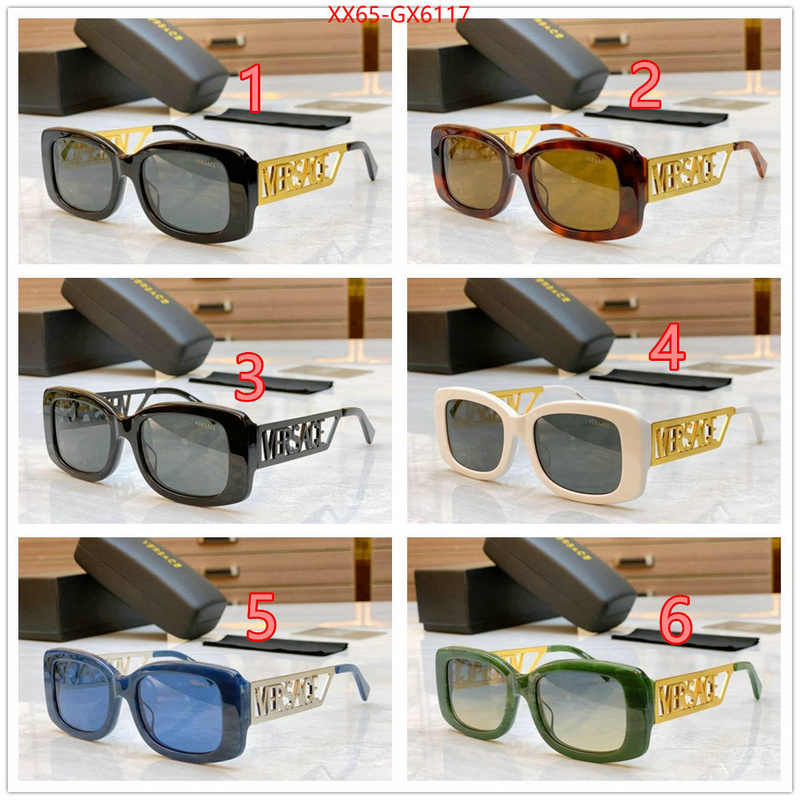 Glasses-Versace perfect quality designer replica ID: GX6117 $: 65USD