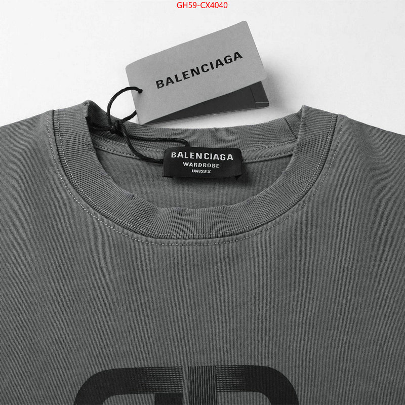 Clothing-Balenciaga top ID: CX4040 $: 59USD