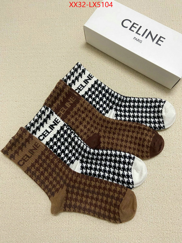 Sock-CELINE quality aaaaa replica ID: LX5104 $: 32USD