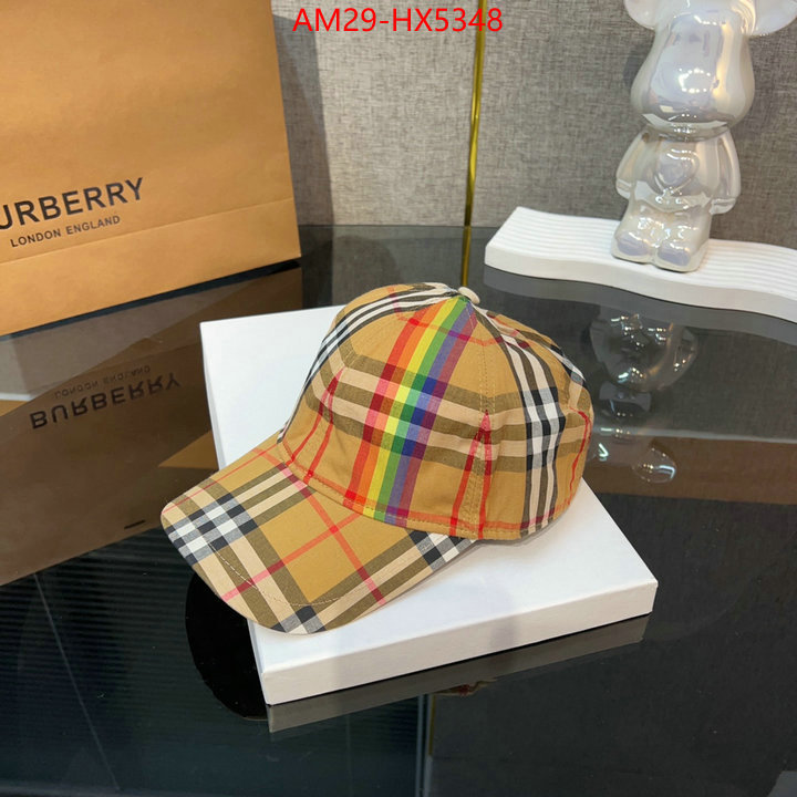 Cap(Hat)-Burberry designer 7 star replica ID: HX5348 $: 29USD