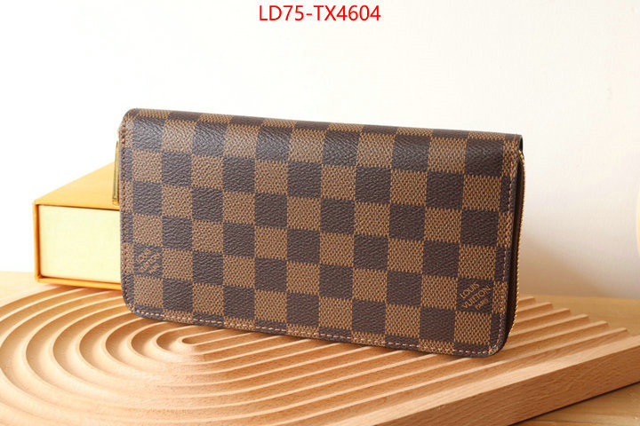 LV Bags(TOP)-Wallet replcia cheap from china ID: TX4604 $: 75USD,