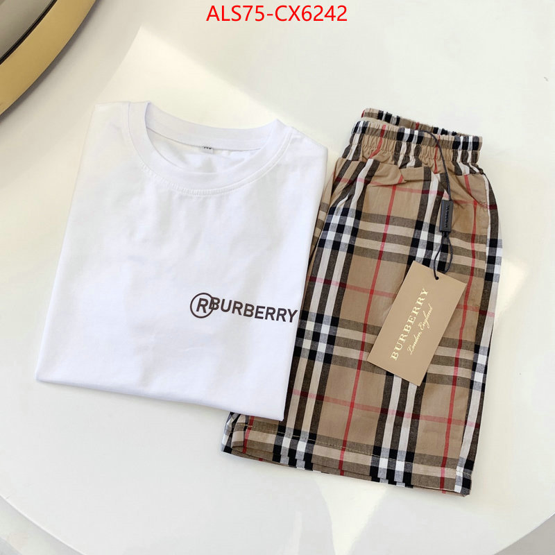 Kids clothing-Burberry replica 1:1 high quality ID: CX6242 $: 75USD