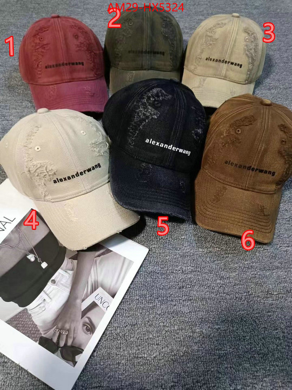 Cap(Hat)-Alexander Wang high quality designer replica ID: HX5324 $: 29USD
