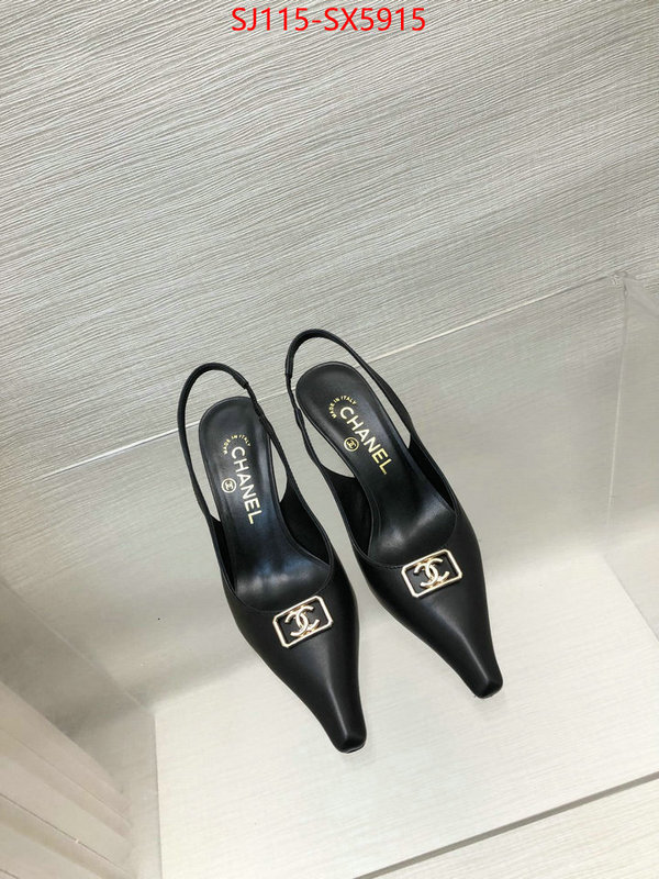 Women Shoes-Chanel high quality designer ID: SX5915 $: 115USD