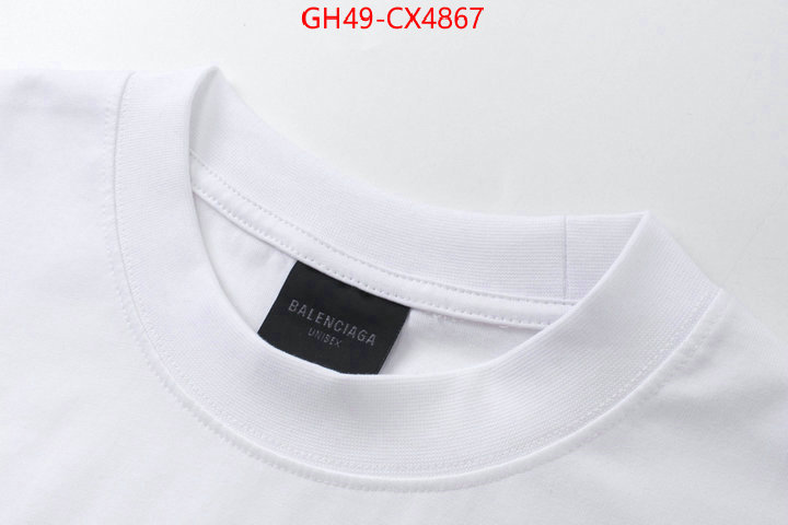 Clothing-Balenciaga luxury cheap replica ID: CX4867 $: 49USD