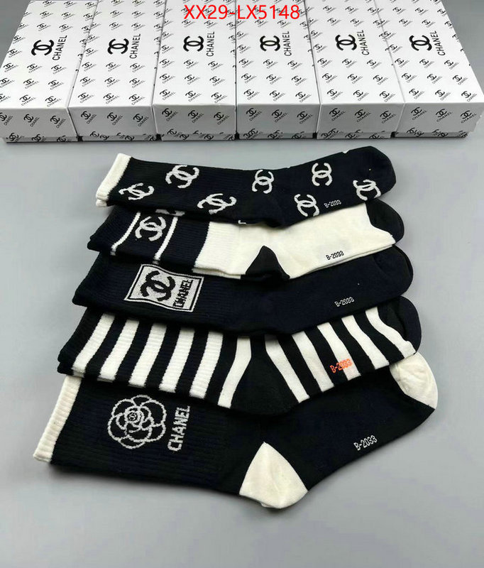 Sock-Chanel where can you buy a replica ID: LX5148 $: 29USD