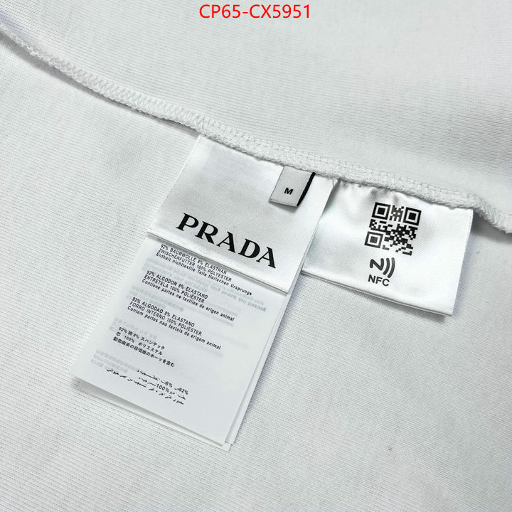 Clothing-Prada aaaaa+ replica designer ID: CX5951 $: 65USD