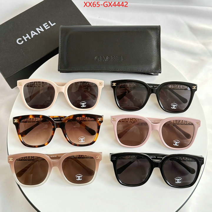 Glasses-Chanel buy 2024 replica ID: GX4442 $: 65USD