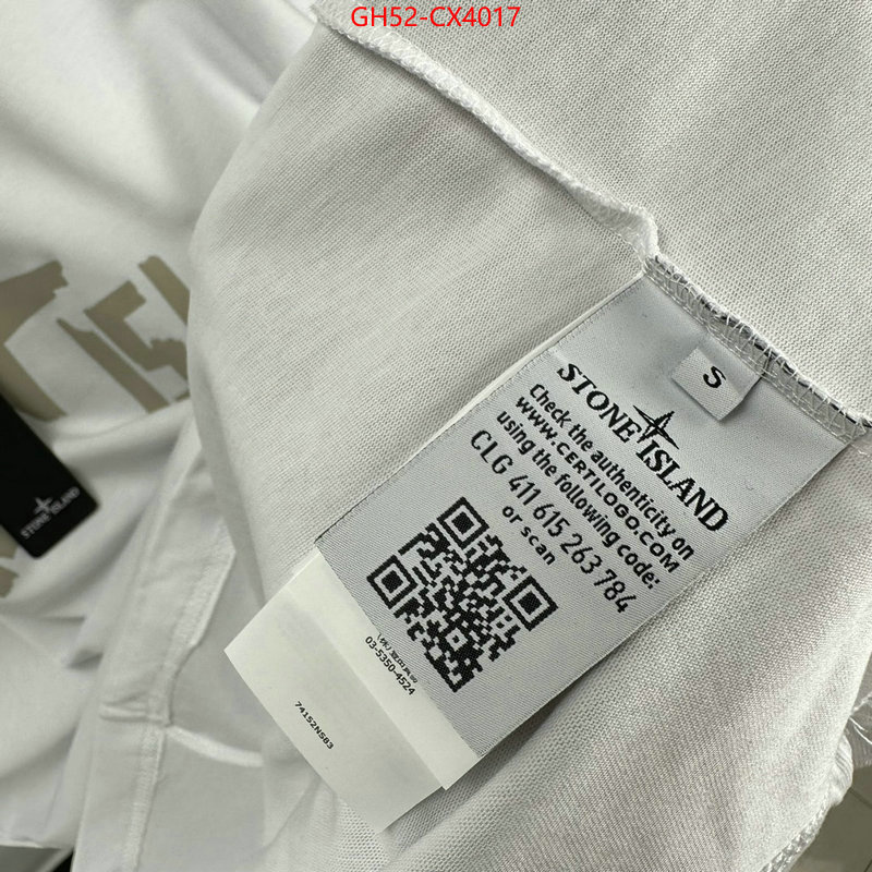 Clothing-Stone Island replica 1:1 high quality ID: CX4017 $: 52USD