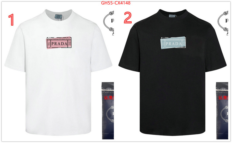 Clothing-Prada best designer replica ID: CX4148 $: 55USD