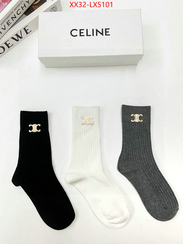 Sock-CELINE online sale ID: LX5101 $: 32USD