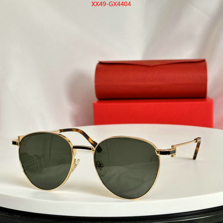 Glasses-Cartier best quality fake ID: GX4404 $: 49USD