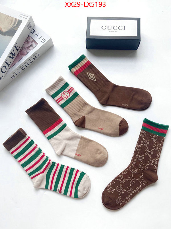 Sock-Gucci where can i find ID: LX5193 $: 29USD