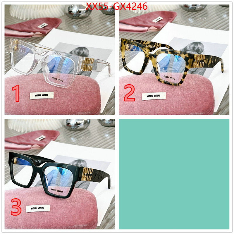Glasses-Miu Miu where to buy fakes ID: GX4246 $: 55USD