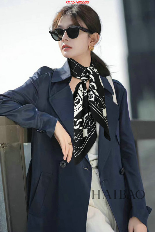 Scarf-Chanel replica for cheap ID: MX5599 $: 72USD