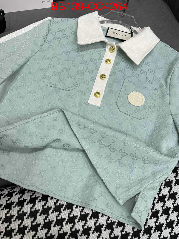 Clothing-Gucci designer 7 star replica ID: CC4264 $: 139USD