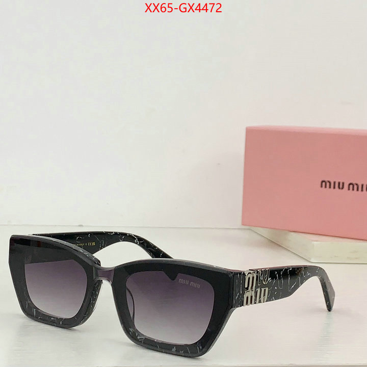 Glasses-Miu Miu high quality designer ID: GX4472 $: 65USD