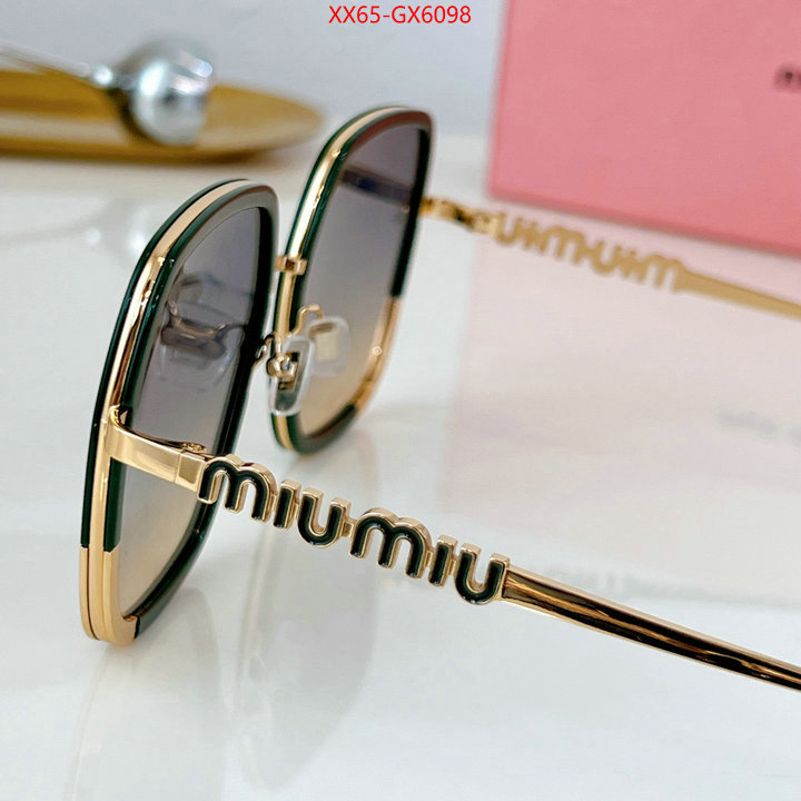 Glasses-Miu Miu mirror quality ID: GX6098 $: 65USD