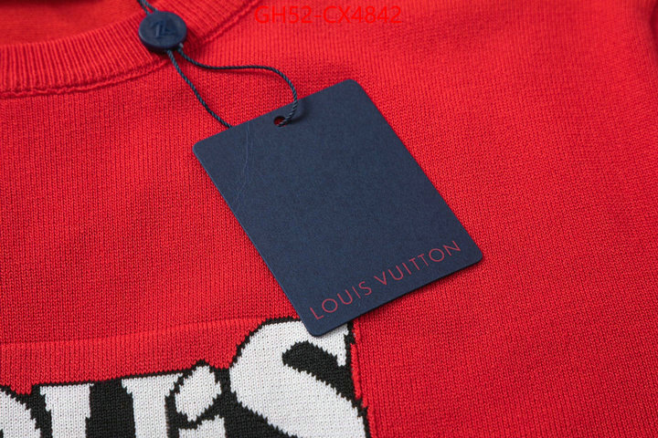 Clothing-LV 2024 luxury replicas ID: CX4842 $: 52USD