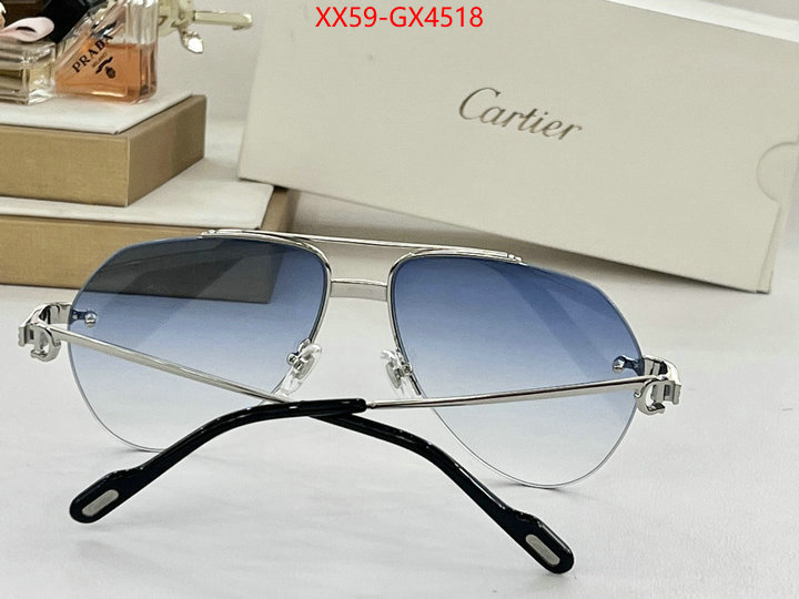Glasses-Cartier fake aaaaa ID: GX4518 $: 59USD