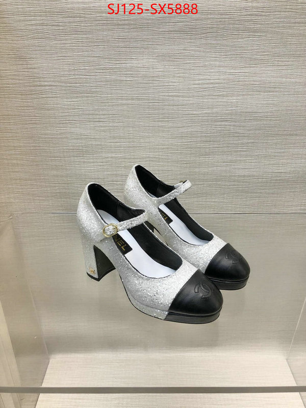 Women Shoes-Chanel aaaaa+ class replica ID: SX5888 $: 125USD