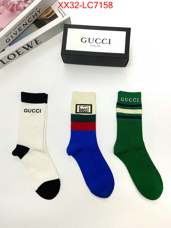 Sock-Gucci the top ultimate knockoff ID: LC7158 $: 32USD