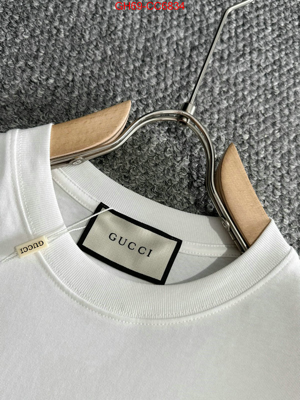 Clothing-Gucci high quality 1:1 replica ID: CC6834 $: 69USD