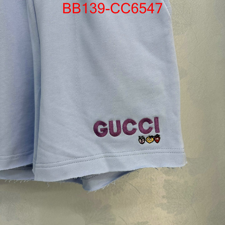 Clothing-Gucci replica 2024 perfect luxury ID: CC6547 $: 139USD