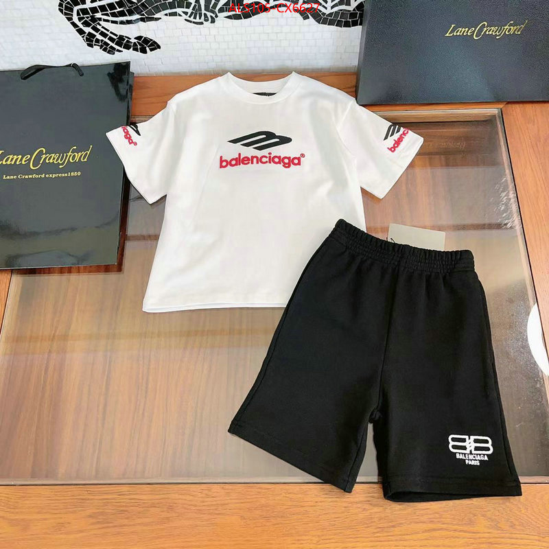 Kids clothing-Balenciaga best replica ID: CX6627 $: 105USD