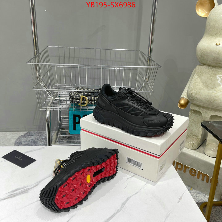 Men Shoes-Moncler buy luxury 2024 ID: SX6986 $: 195USD