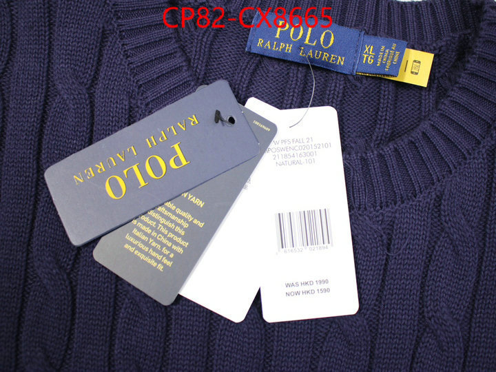 Clothing-Polo Ralph Lauren replica 1:1 ID: CX8665 $: 82USD