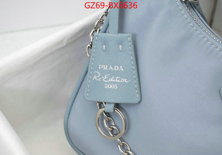 Prada Bags(4A)-Re-Edition 2005 china sale ID: BX8636 $: 69USD,