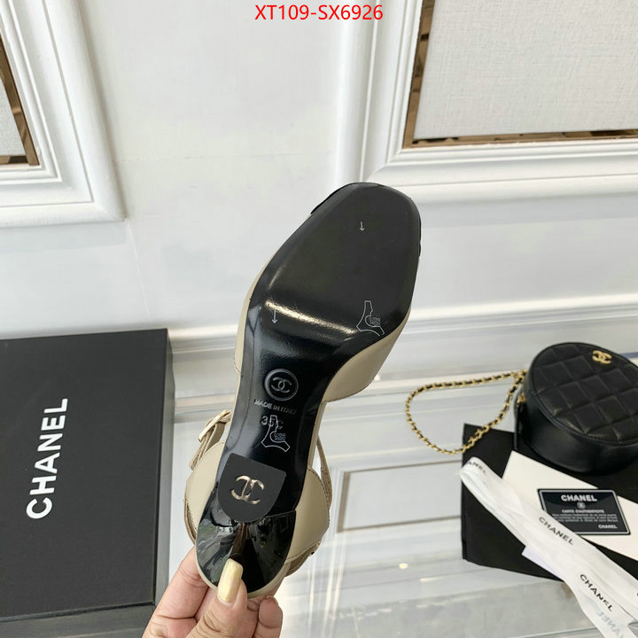 Women Shoes-Chanel top 1:1 replica ID: SX6926 $: 109USD