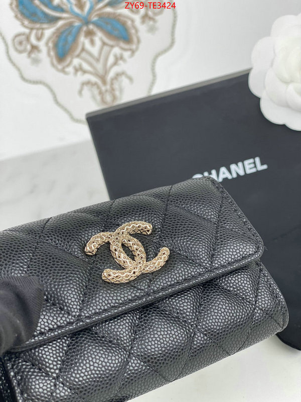 Chanel Bags(4A)-Wallet- designer fashion replica ID: TE3424 $: 69USD,