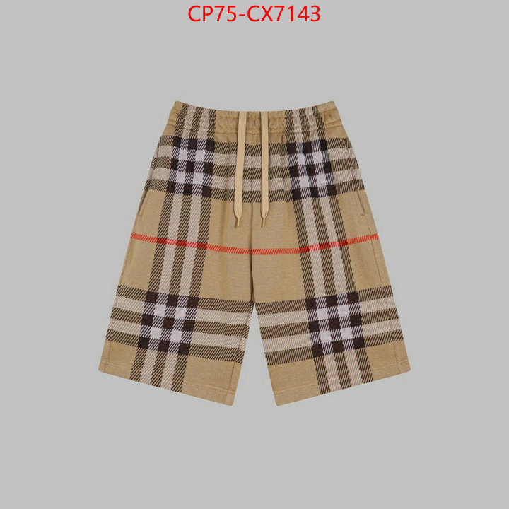 Clothing-Burberry replcia cheap ID: CX7143 $: 79USD