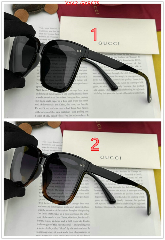 Glasses-Gucci how to buy replica shop ID: GX8675 $: 42USD