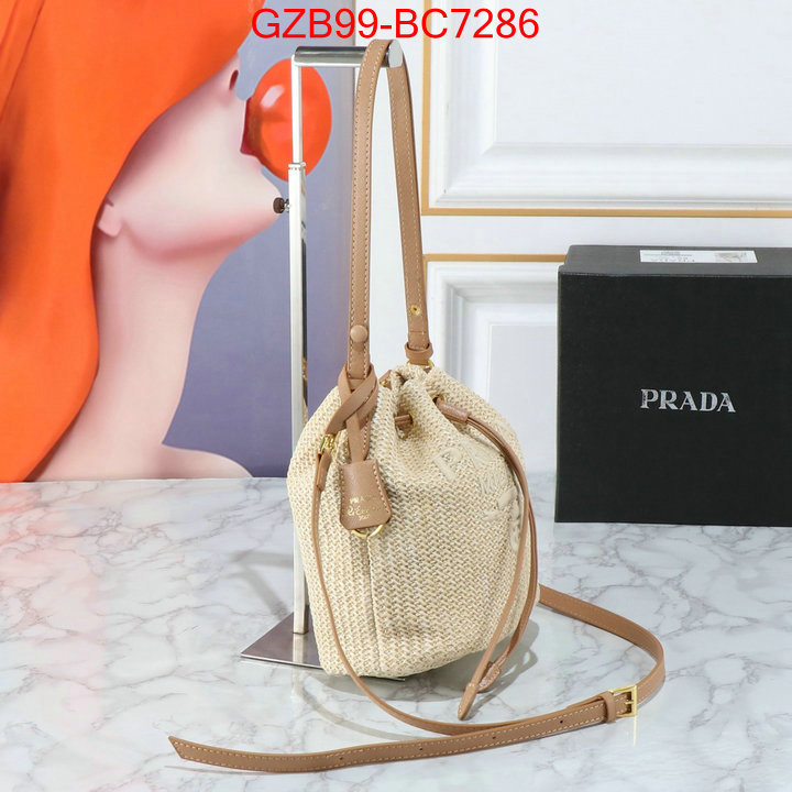 Prada Bags(4A)-bucket bag 2024 aaaaa replica 1st copy ID: BC7286 $: 99USD,