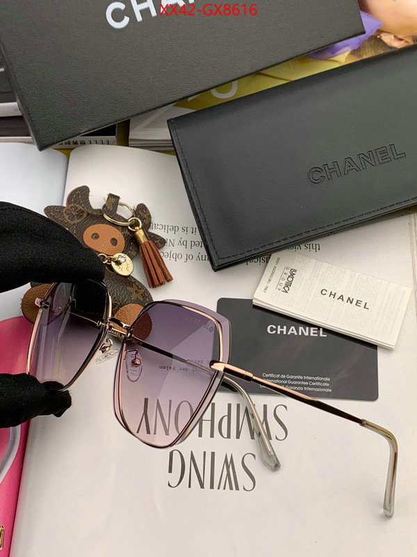 Glasses-Chanel wholesale china ID: GX8616 $: 42USD