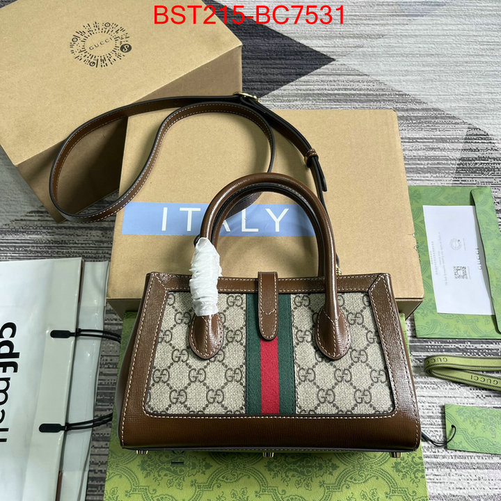 Gucci Bags(TOP)-Handbag- 2024 replica ID: BC7531 $: 215USD,