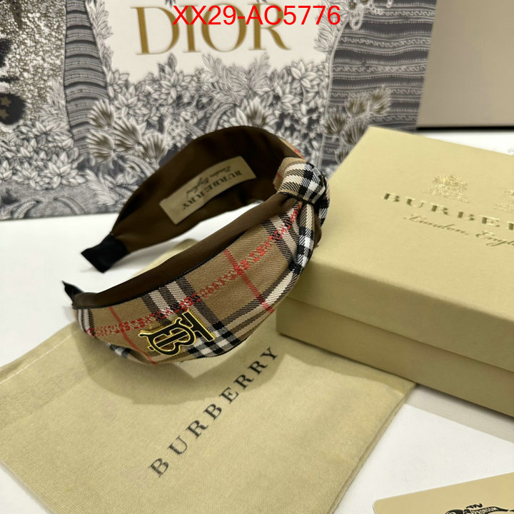 Hair band-Burberry buy the best replica ID: AC5776 $: 29USD