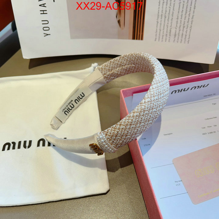 Hair band-MIU MIU can you buy replica ID: AC5917 $: 29USD