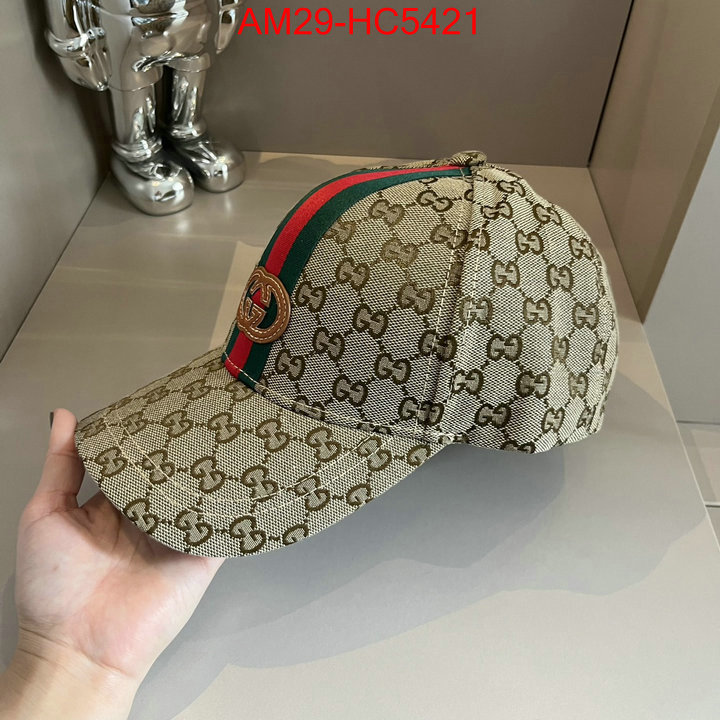 Cap(Hat)-Gucci fake high quality ID: HC5421 $: 29USD