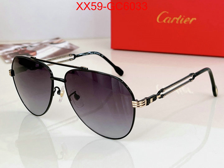 Glasses-Cartier how to buy replica shop ID: GC6033 $: 59USD