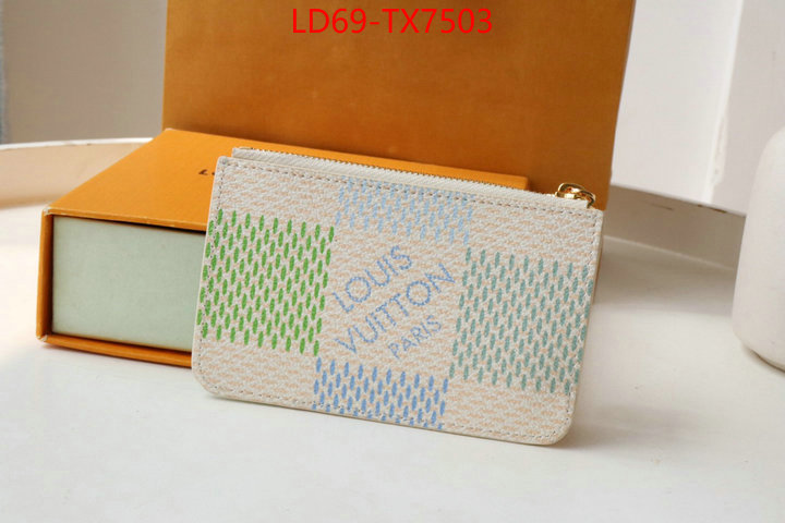 LV Bags(TOP)-Wallet best replica new style ID: TX7503 $: 69USD,