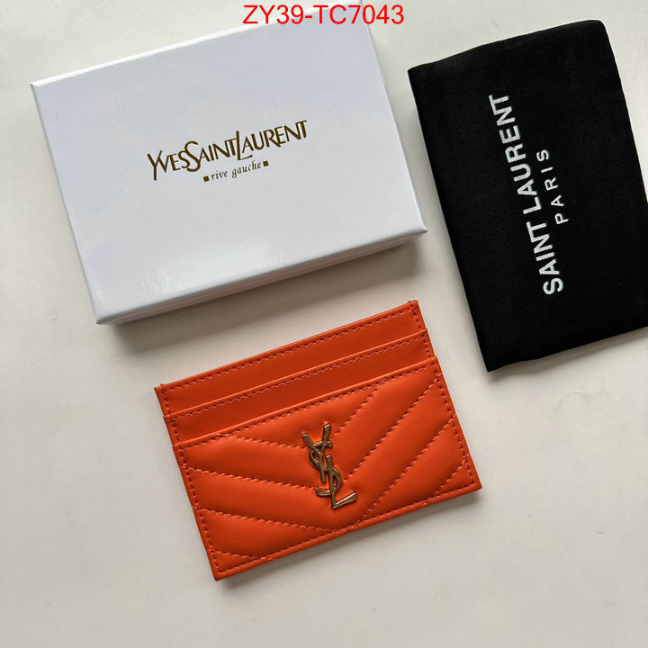 YSL Bags(4A)-Wallet- best replica 1:1 ID: TC7043 $: 39USD,